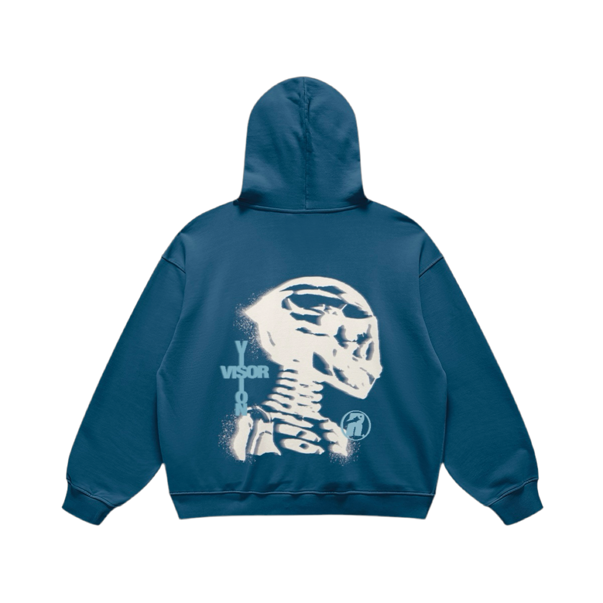 PISTA SKULL RETRO HOODIE