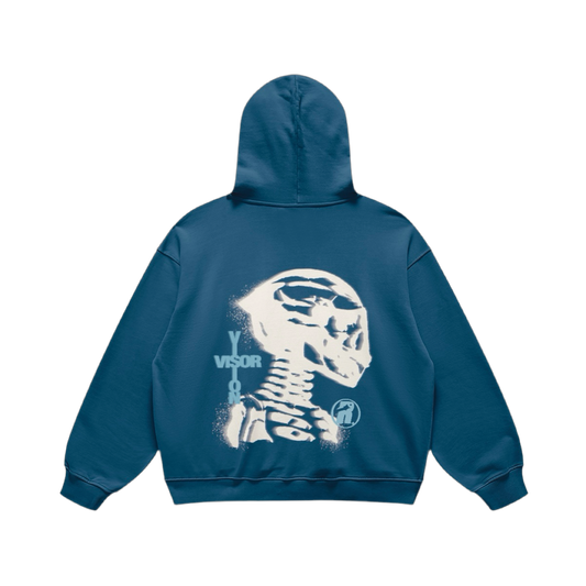 PISTA SKULL RETRO HOODIE