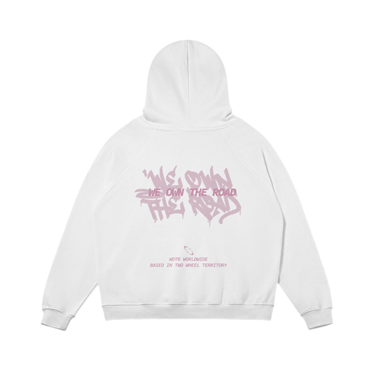 GRAFFITI FLEECE LINED HOODIE