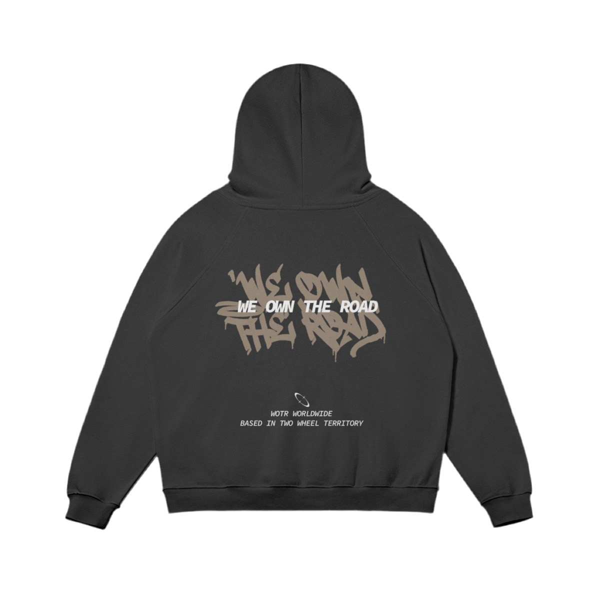 GRAFFITI FLEECE LINED HOODIE