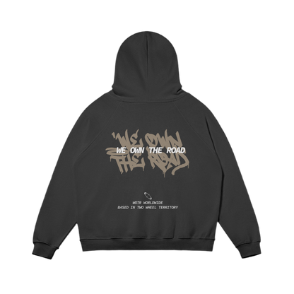 GRAFFITI FLEECE LINED HOODIE