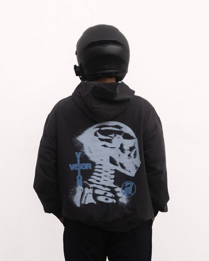 PISTA SKULL RETRO HOODIE