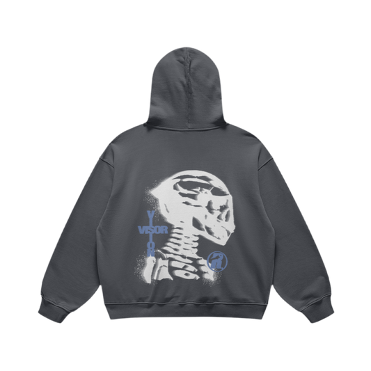 PISTA SKULL RETRO HOODIE