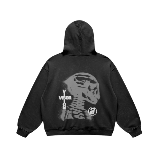 PISTA SKULL RETRO HOODIE